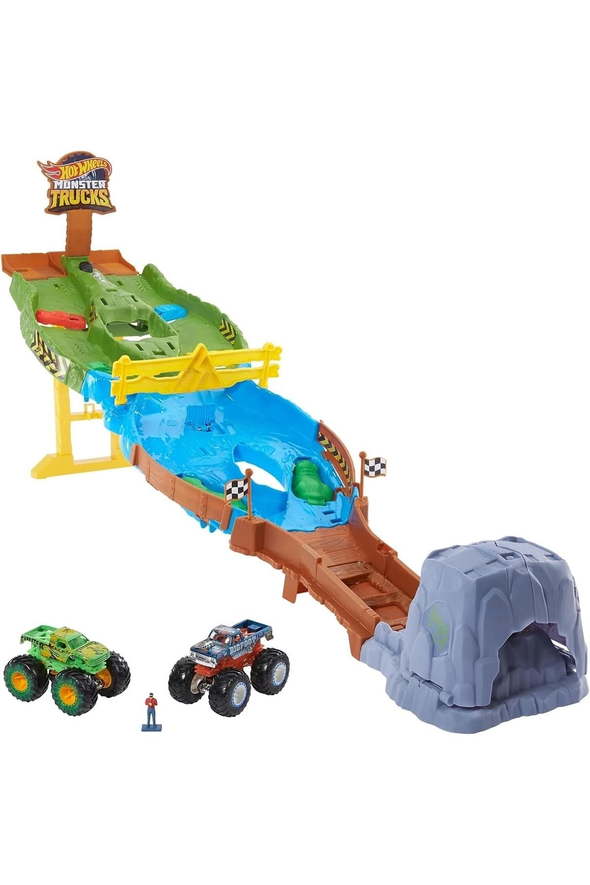 ® Monster Trucks Heyecanlı Yarışlar Oyun Seti | HGV12