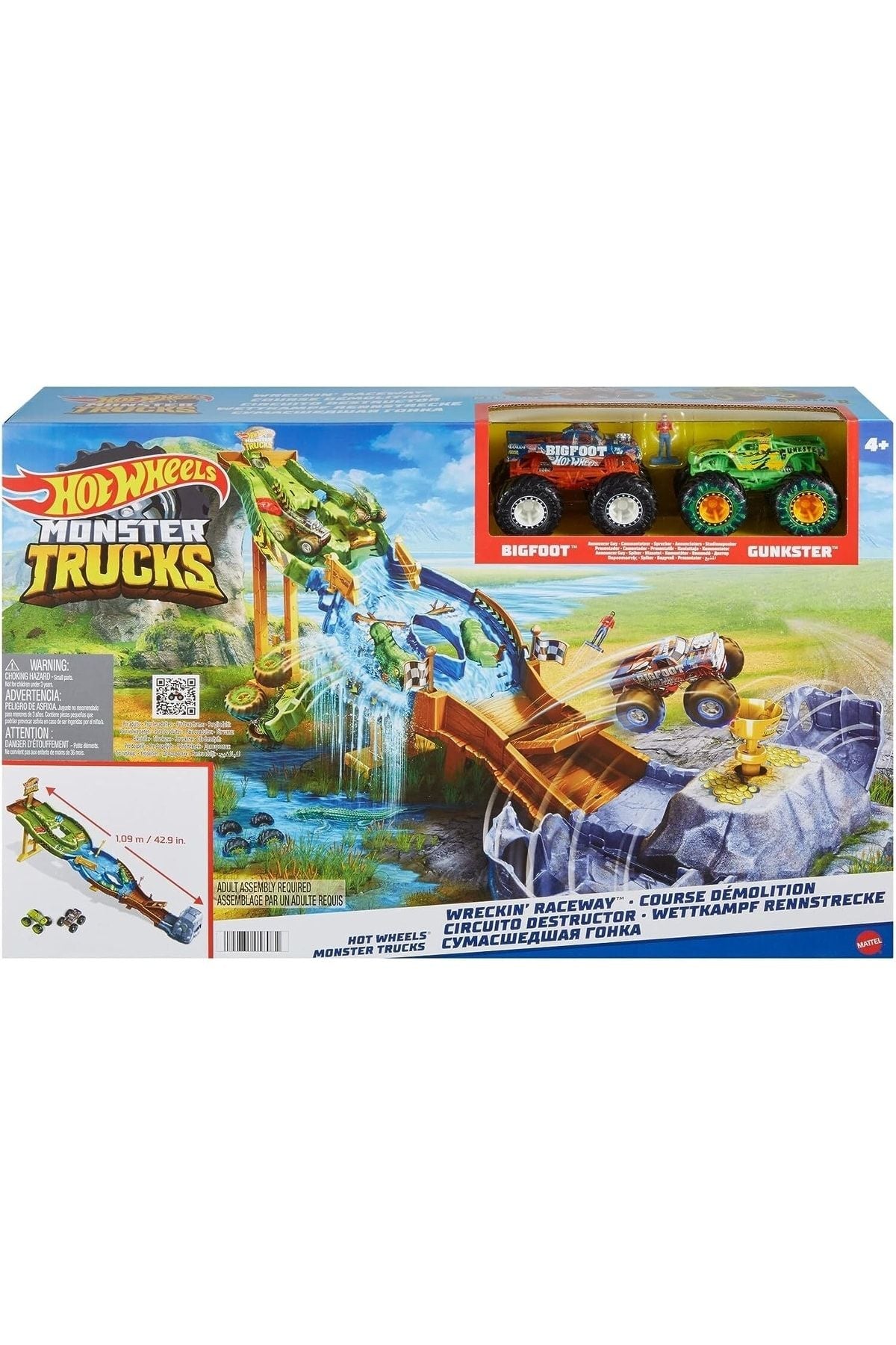 ® Monster Trucks Heyecanlı Yarışlar Oyun Seti | HGV12