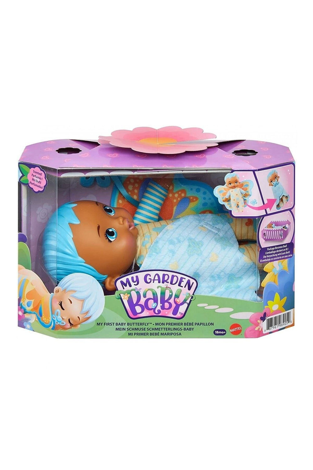 My Garden Baby Ilk Kelebek Bebeğim Mavi Saçlı Bebek Hbh38