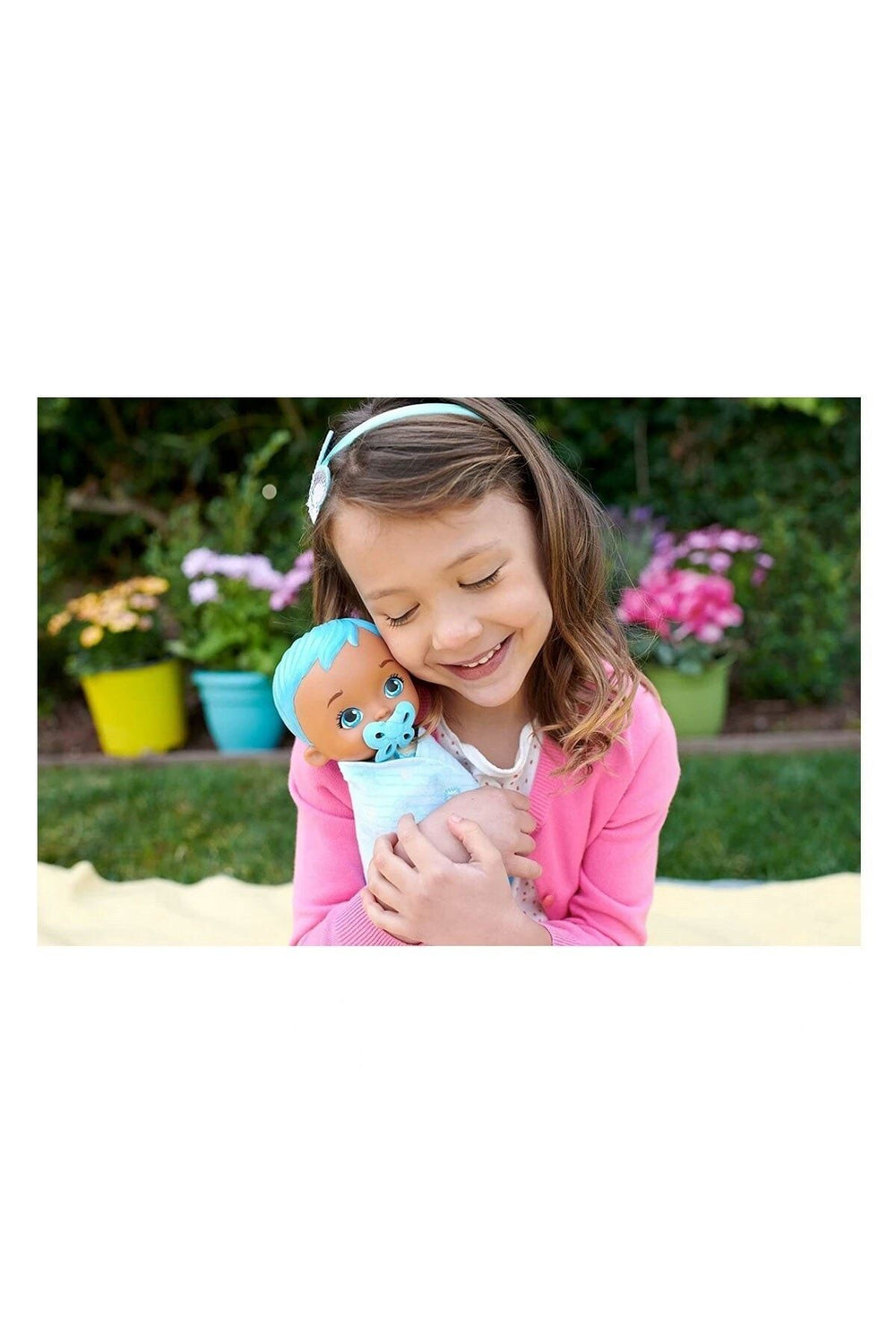 My Garden Baby Ilk Kelebek Bebeğim Mavi Saçlı Bebek Hbh38