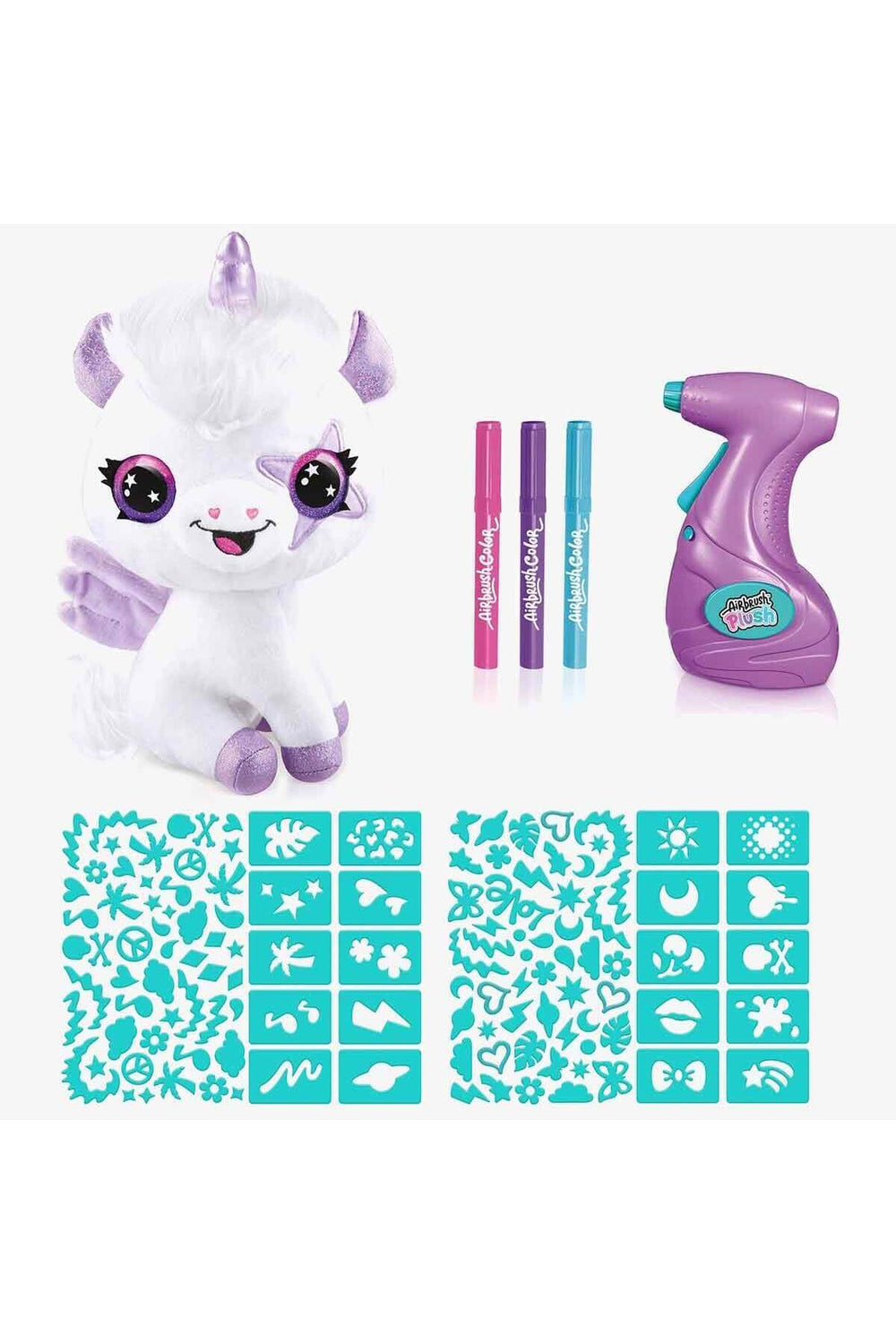 Nessiworld 28788 Airbrush Peluş Karanlıkta Parlayan Sihirli Unicorn -Sunman
