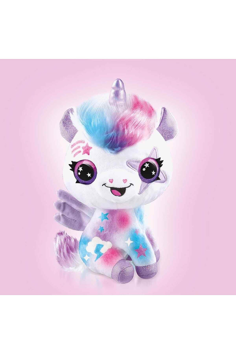 Nessiworld 28788 Airbrush Peluş Karanlıkta Parlayan Sihirli Unicorn -Sunman