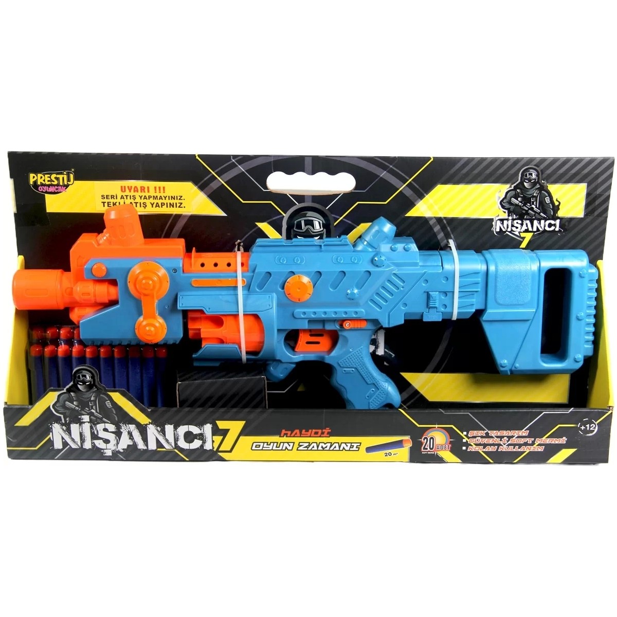 Nişancı 7 Pilli Dart Atan Oyuncak