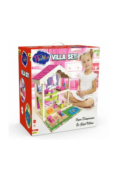 ONY-414 KUTUDA AHŞAP VİLLA SETİ