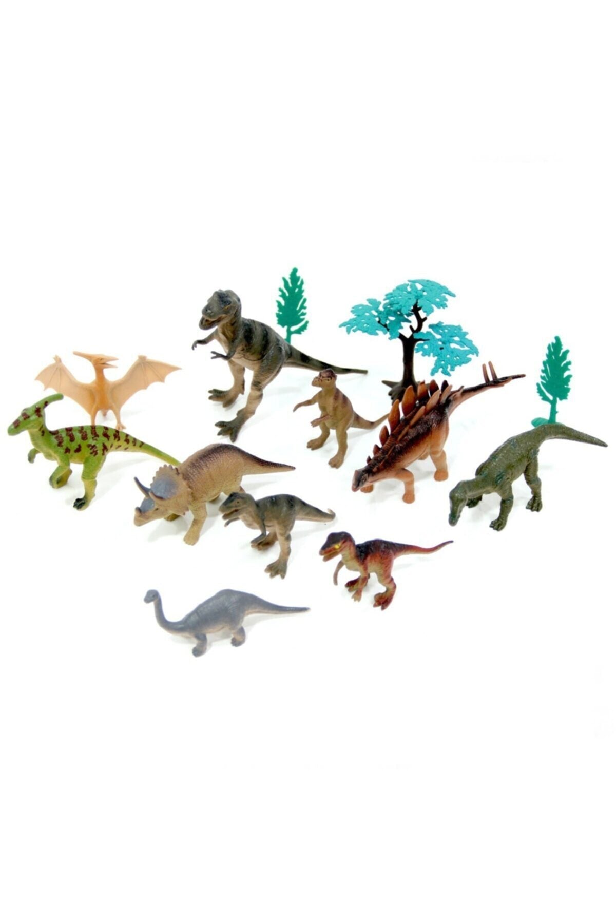 Oyuncak 13 Parça Dinazor Seti Oyuncak Dinazor Trex Hayvan Seti Oyuncak