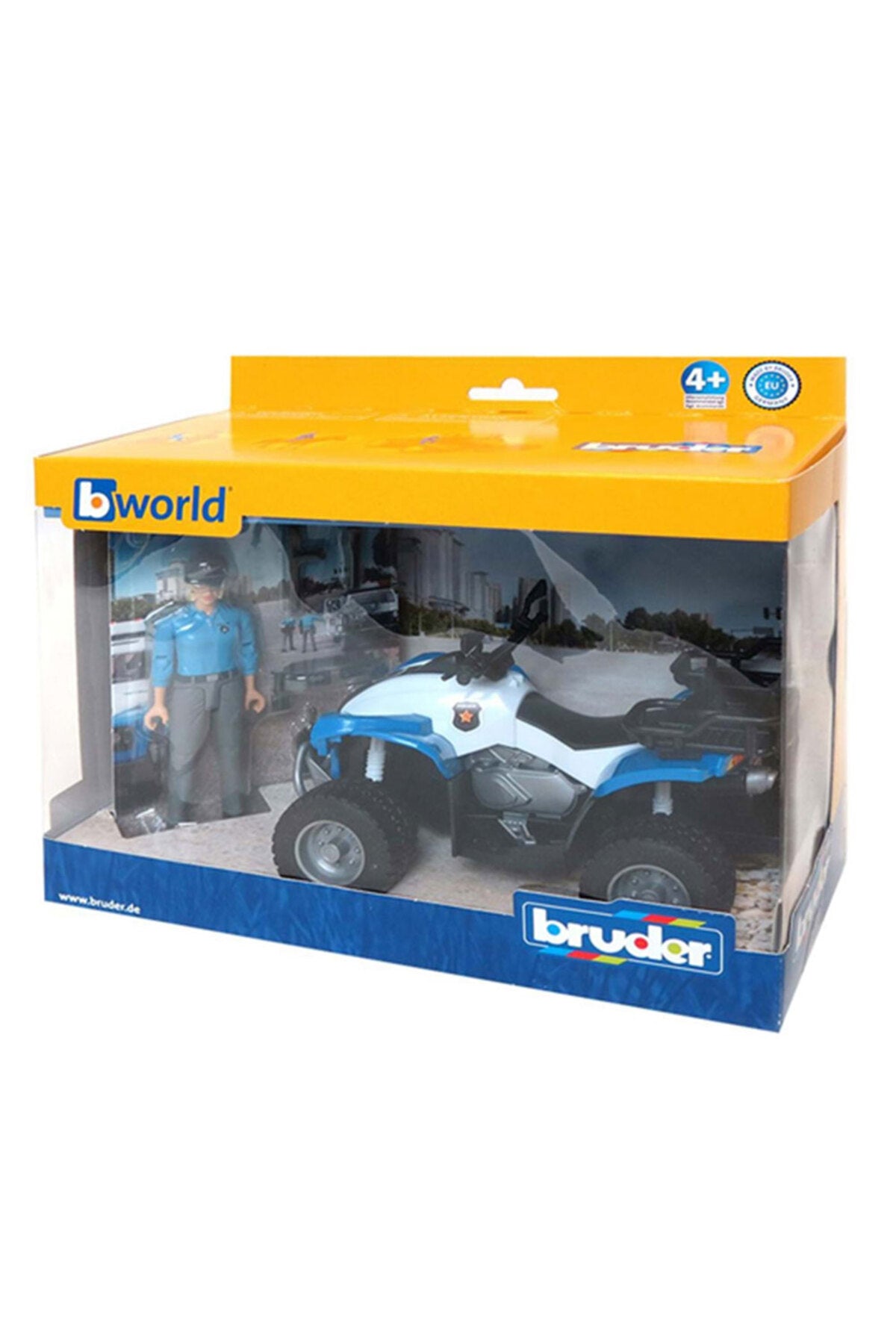 Bruder Atv Polis Aracı Polis Memuru BR63010