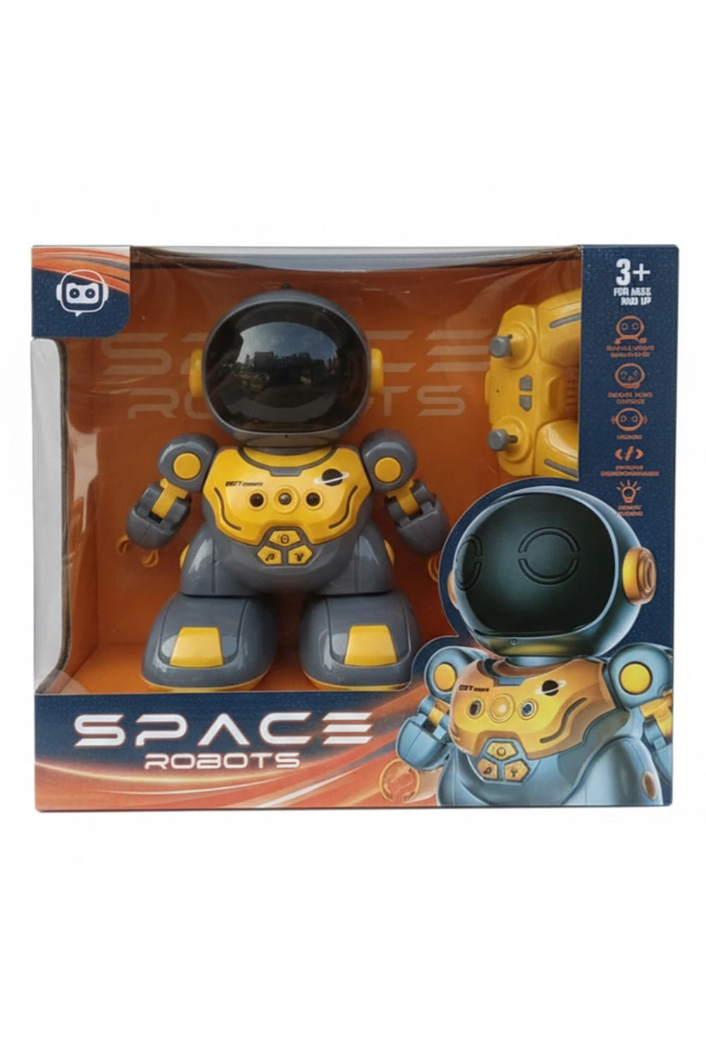 Pasifik Toys Uzaktan Kumandalı Işıklı ve Müzikli Astronot Robot 1516C