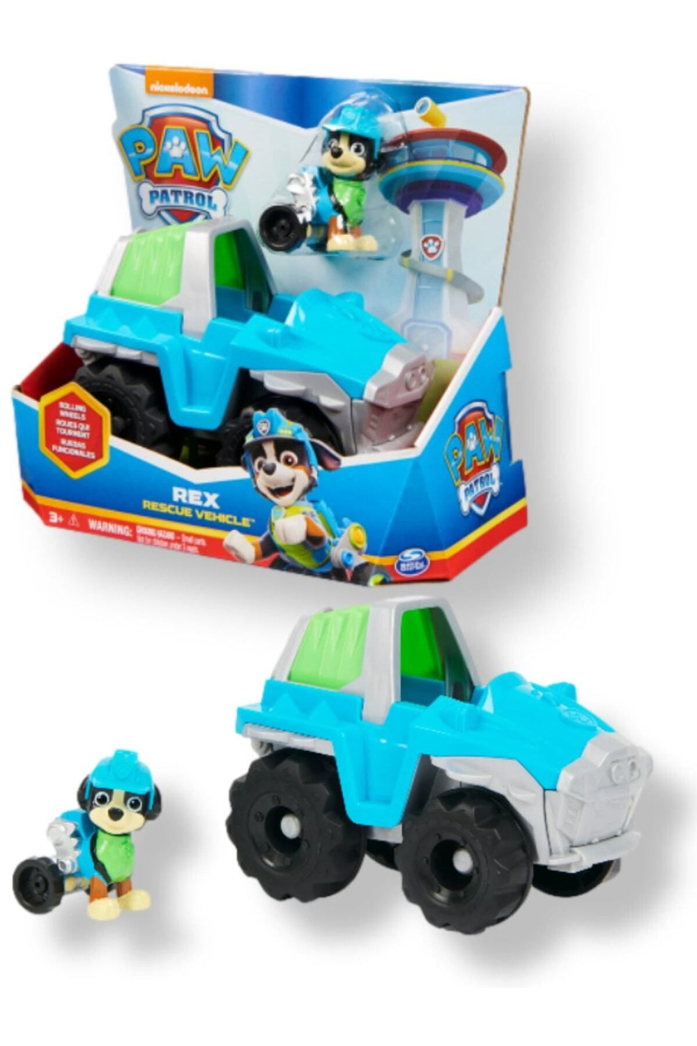 Paw Patrol Rex' in Dinozor Kurtarma Aracı ve Figürü SPM-6052310