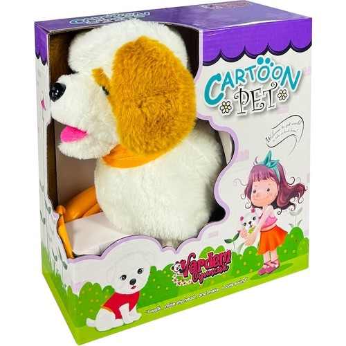 Peluş Tasmalı Yürüyen Köpek