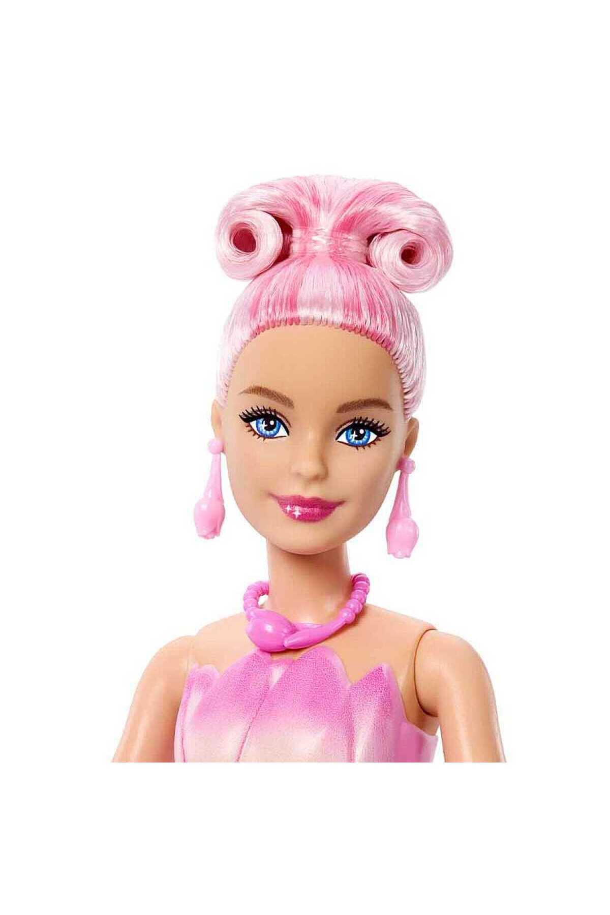 Barbie Petal Pop Barbie Bebek ve Aksesuarları Lale Oyun Seti JMF57