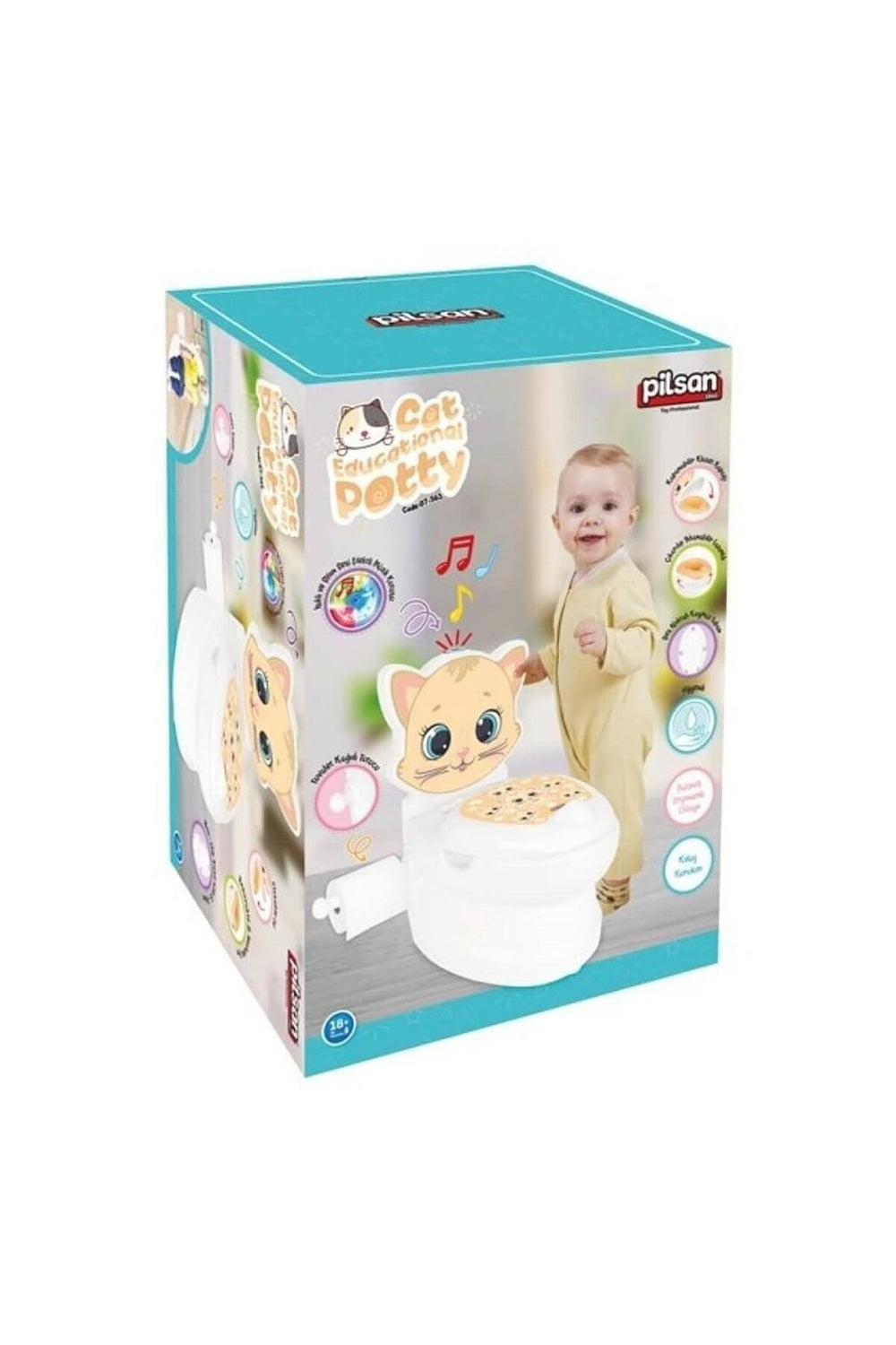Pilsan Eğitici Kedi Lazımlık 07 563