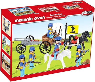 PİLSAN Pilsan Mini Mekanik Serisi:4 Top Arabası