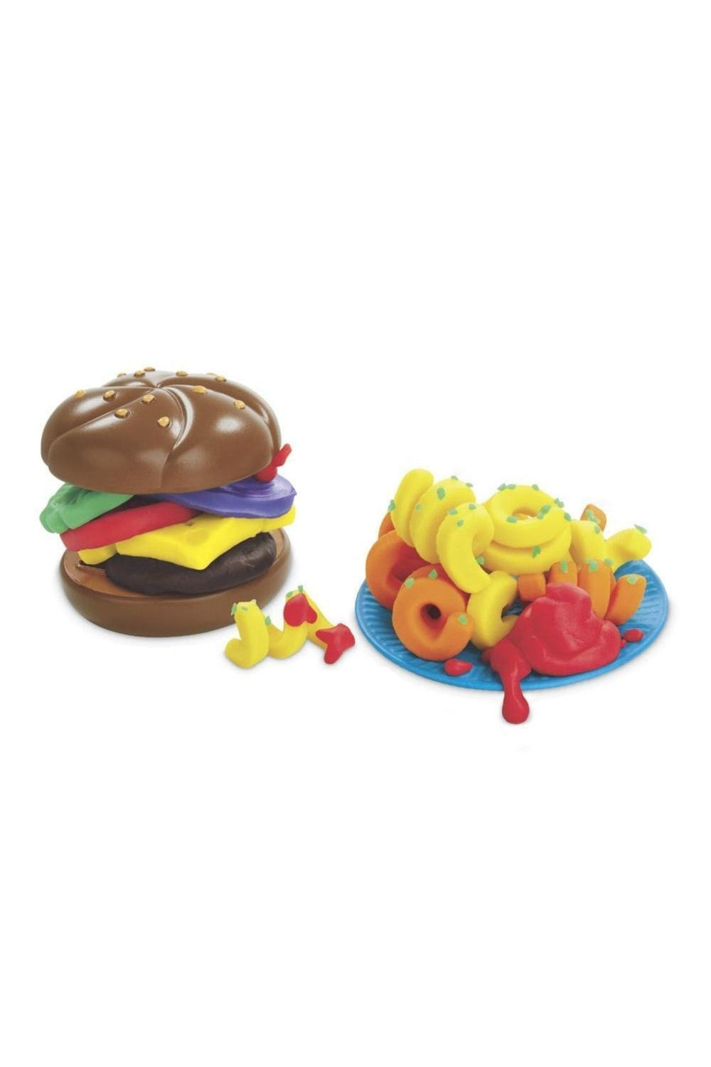 Play-doh Mutfak Atölyesi Hamburger Ve Patates Kızartması Seti -e5472