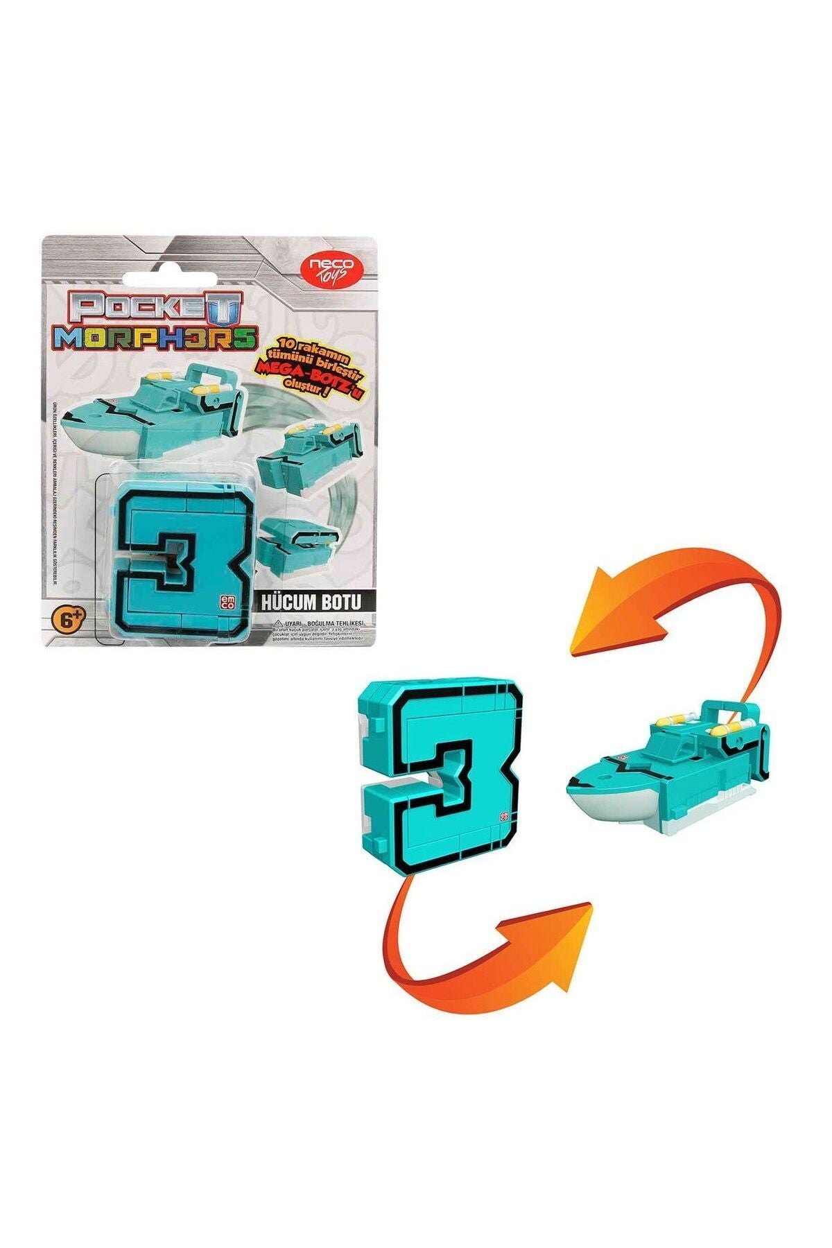 Pocket Morphers-Dönüşebilen Numaralar-PM/6888-1 Adet Fiyatıdır