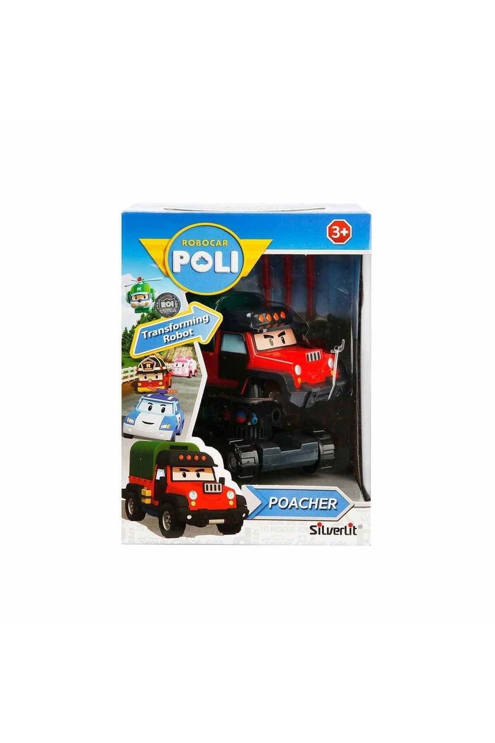 POLI 83360 Robocar Poli Hareketli Figür Poacher
