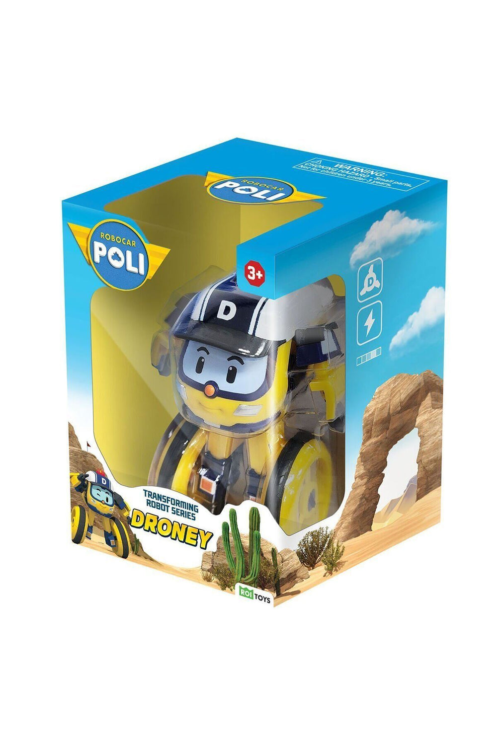 POLI MRT-0656 Robocar Transforming Robot Figür Droney -Necotoys