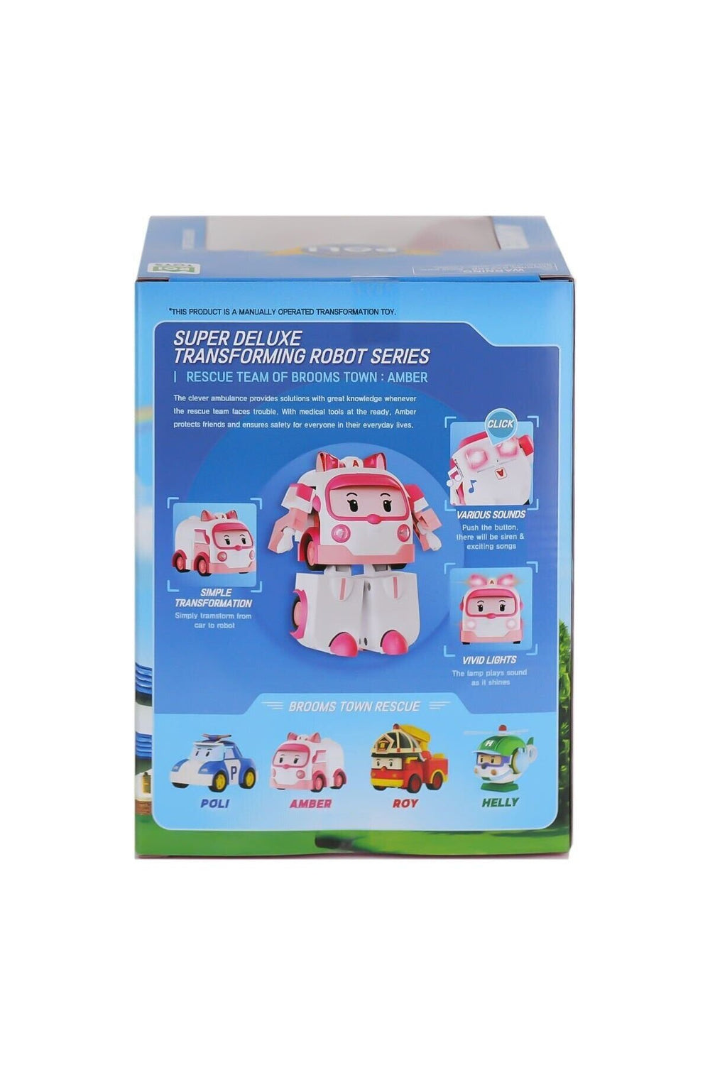 POLI MRT-687 ROBOCAR POLİ BÜYÜK TRANSFORMİNG ROBOT AMBER SESLİ VE IŞIKLI