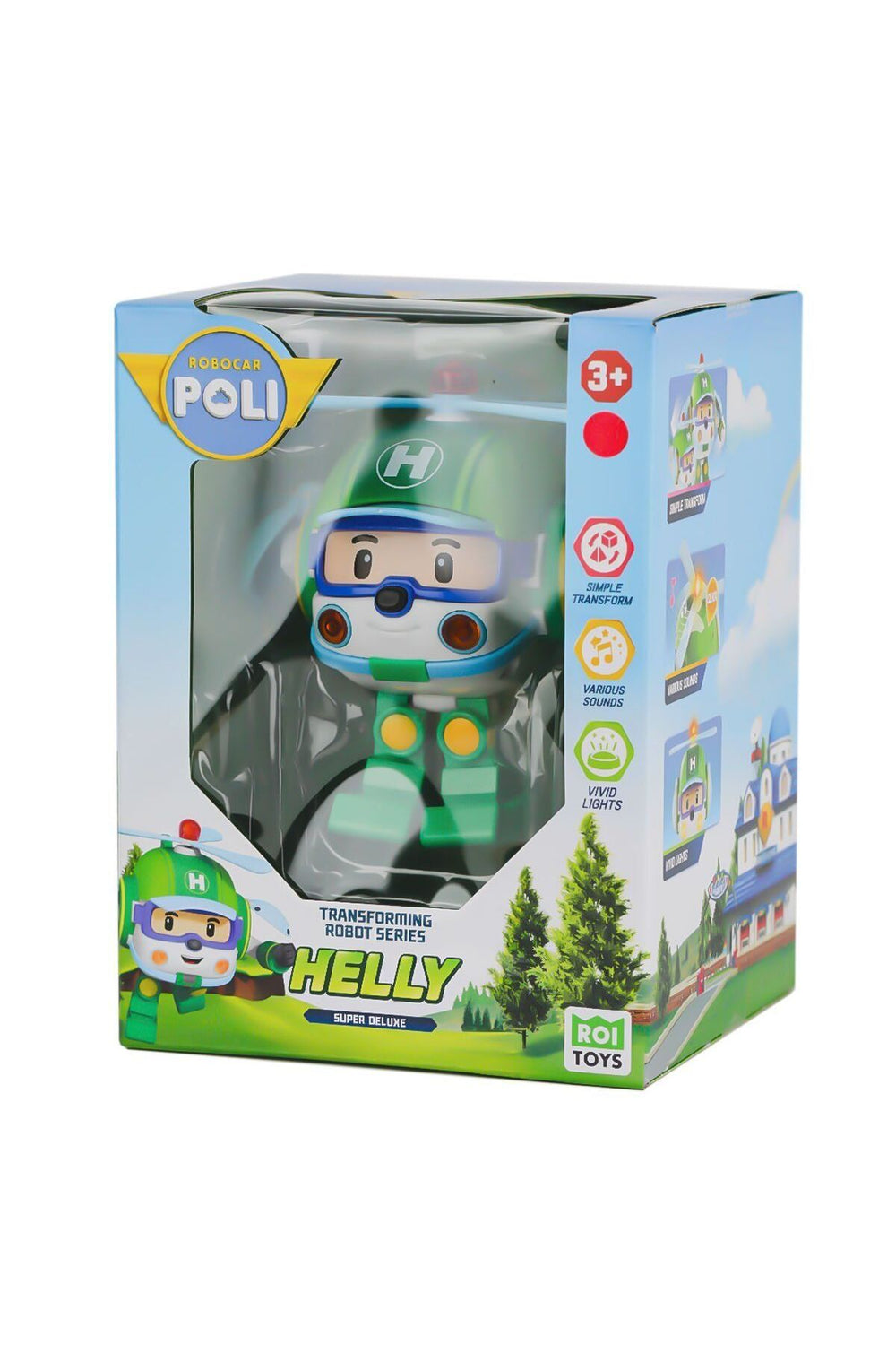POLI MRT-688 Sesli ve Işıklı Büyük Transforming Robot Helly -Necotoys