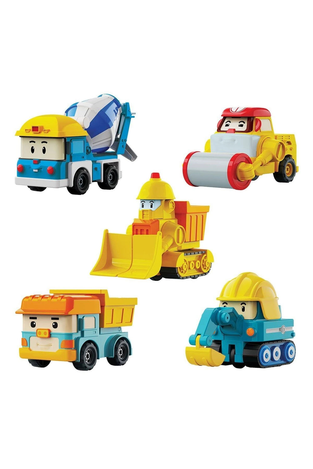 POLI MRT-761 Mini İnşaat Araçları 5li Set