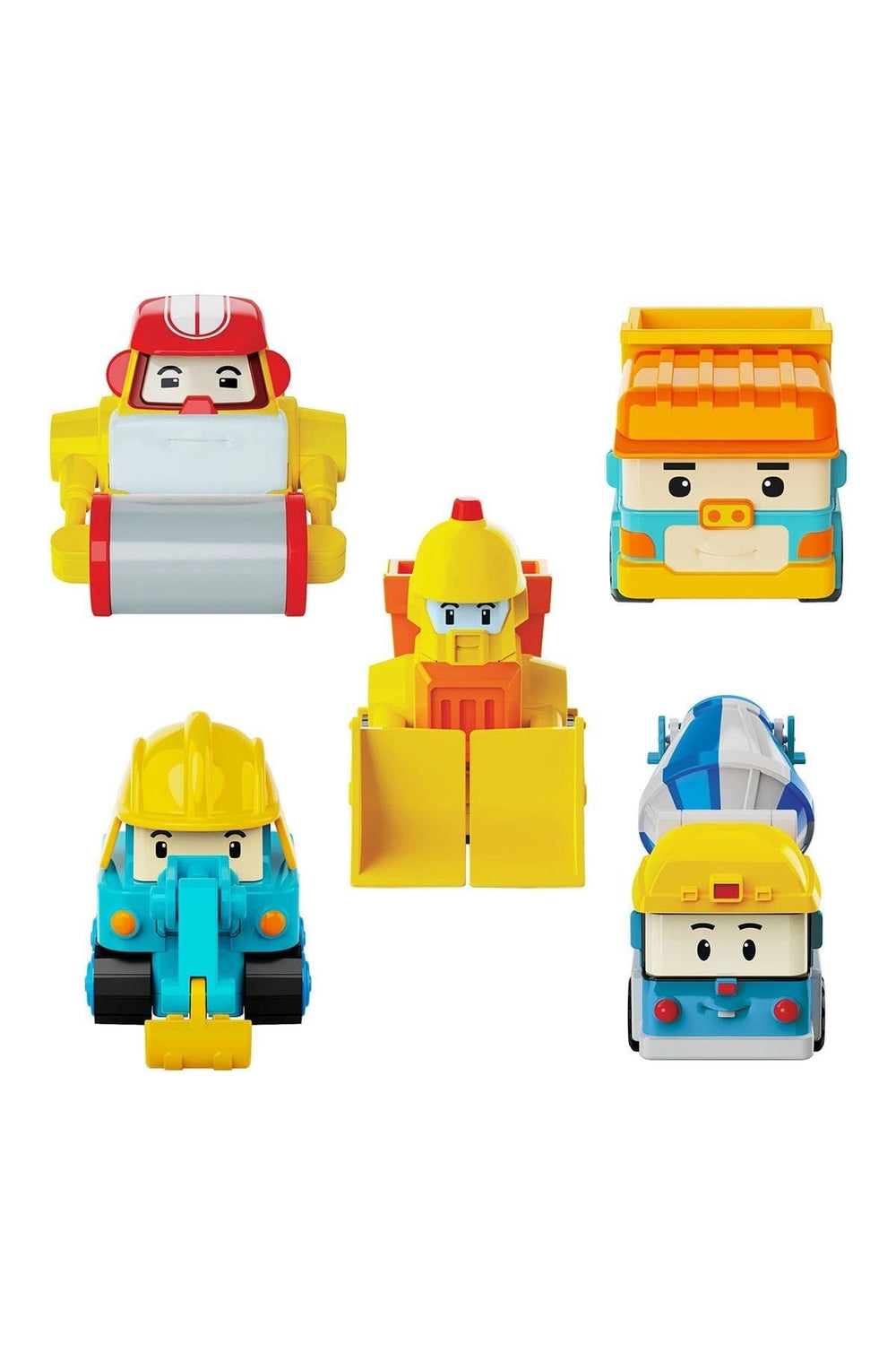 POLI MRT-761 Mini İnşaat Araçları 5li Set