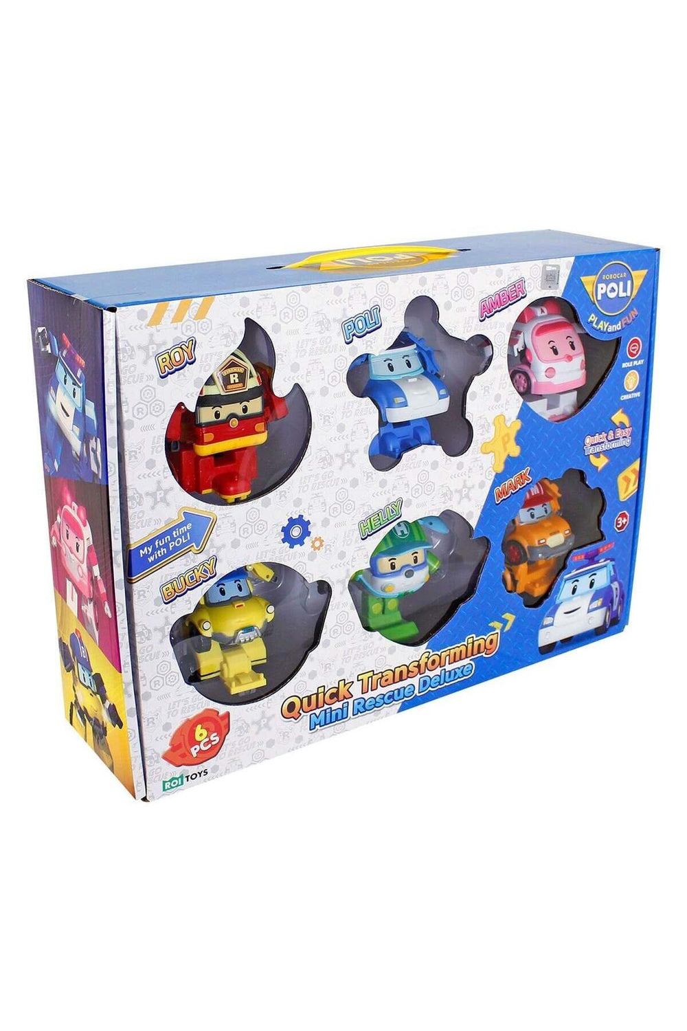 Robocar Poli Quick Transforming Mini Rescue Deluxe 6’lı Set