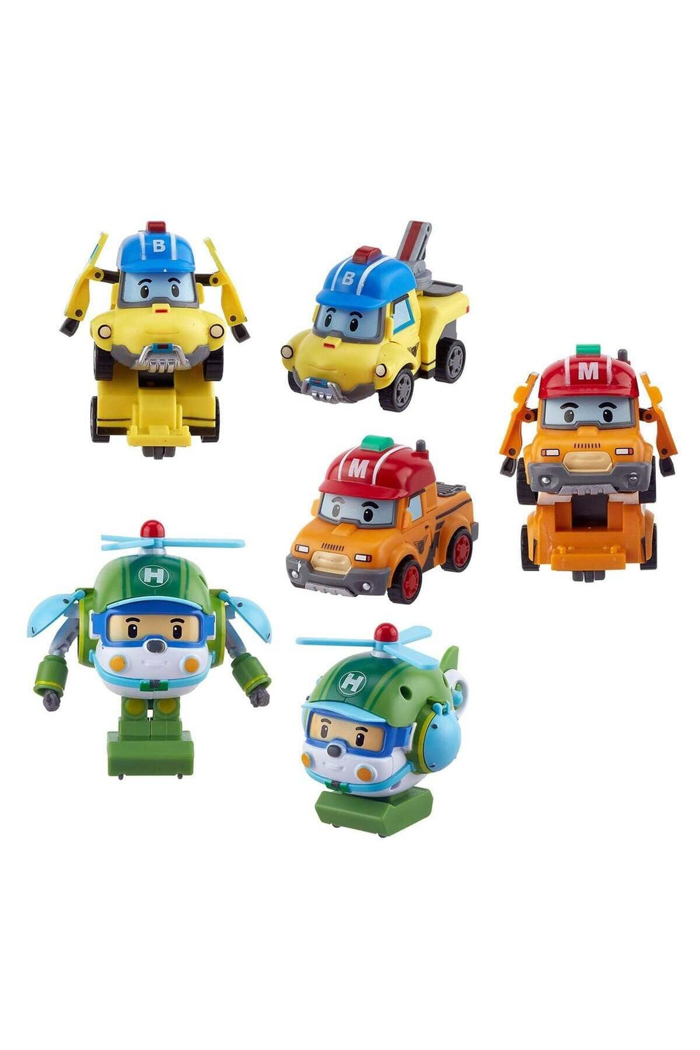 Robocar Poli Quick Transforming Mini Rescue Deluxe 6’lı Set