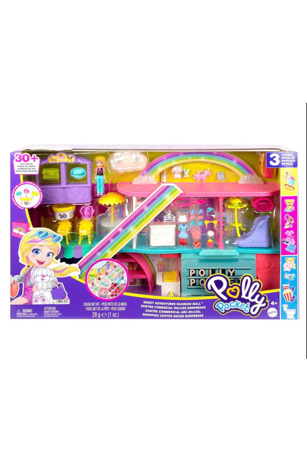 Polly Pocket Gökkuşağı Alışveriş Merkezi Oyun Seti HHX78