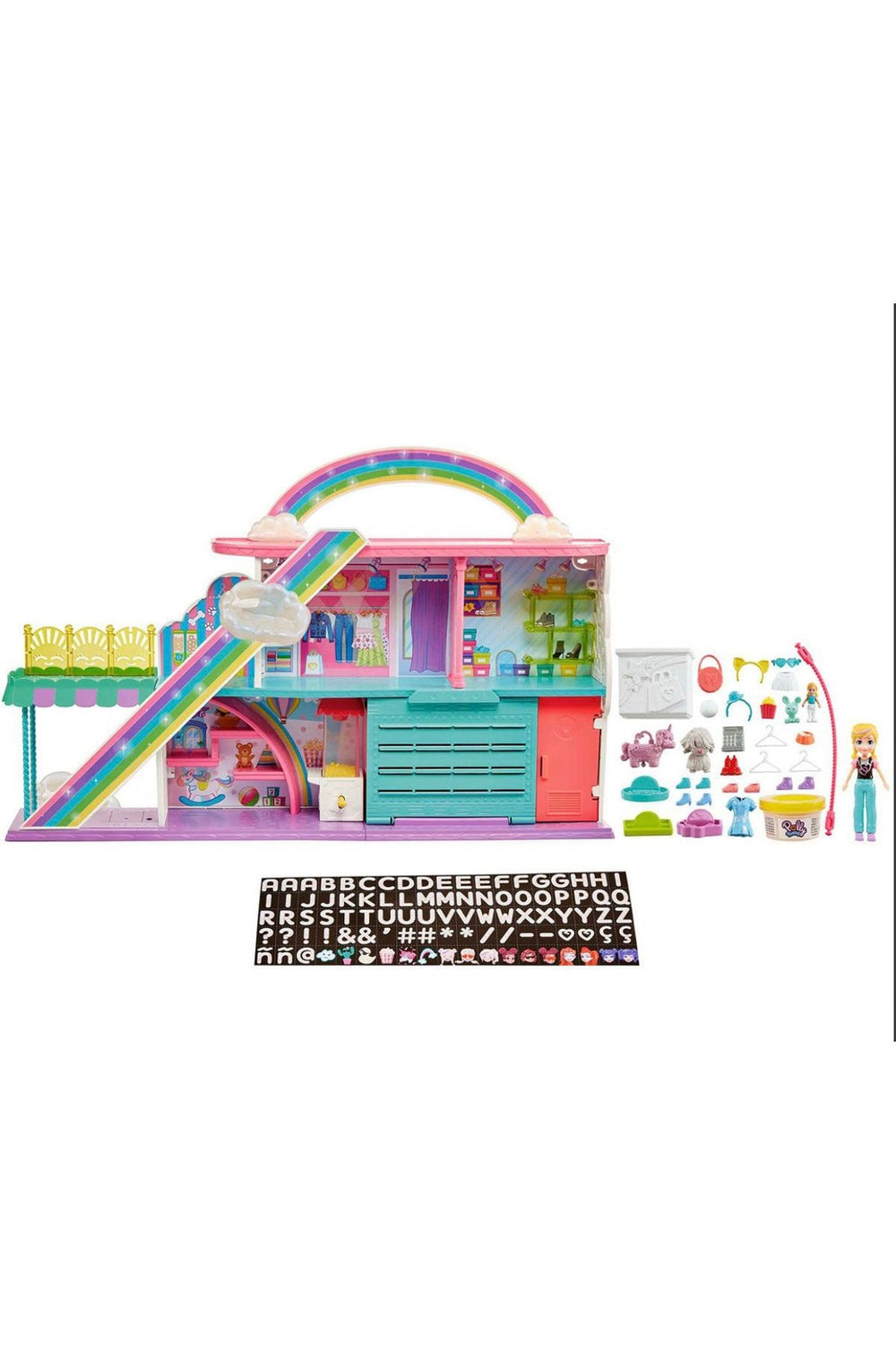 Polly Pocket Gökkuşağı Alışveriş Merkezi Oyun Seti HHX78