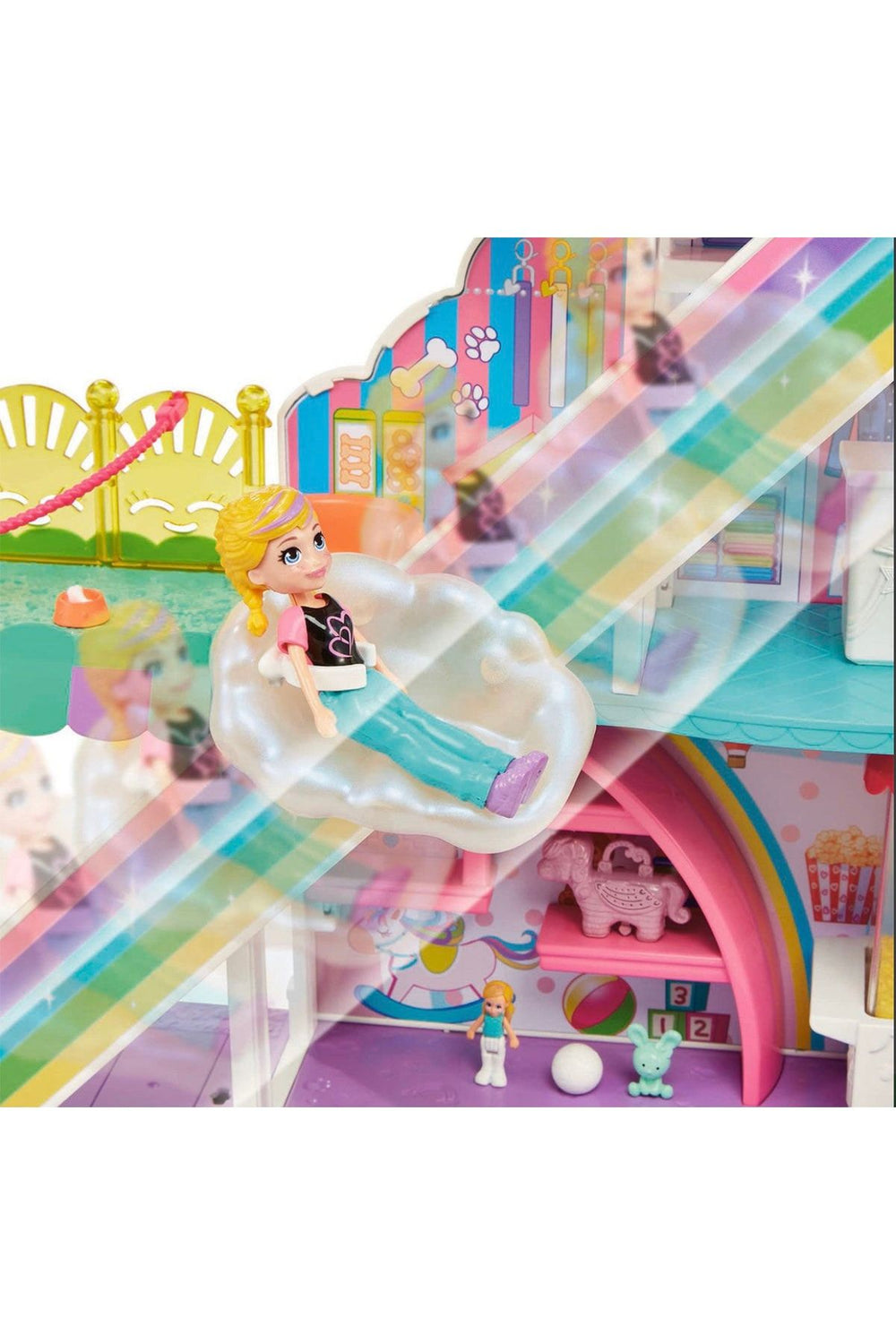 Polly Pocket Gökkuşağı Alışveriş Merkezi Oyun Seti HHX78