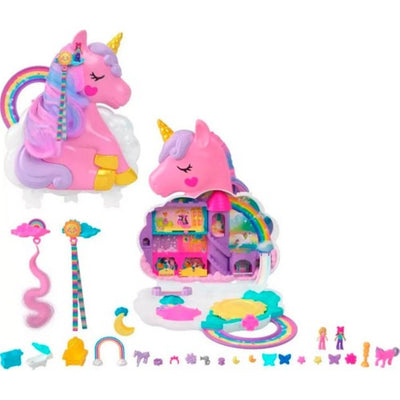 Polly Pocket Tek Boynuzlu Atın Gökkuşağı Salonu HKV51