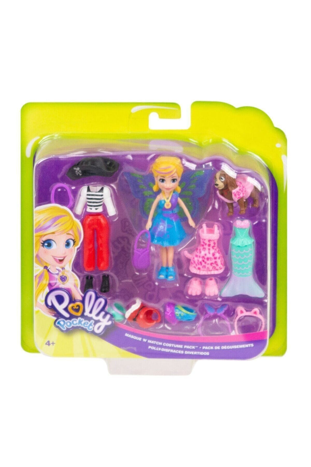 Polly Pocket Ve Hayvan Dostu Kostüm Giyiyor Oyun Seti Gdm15