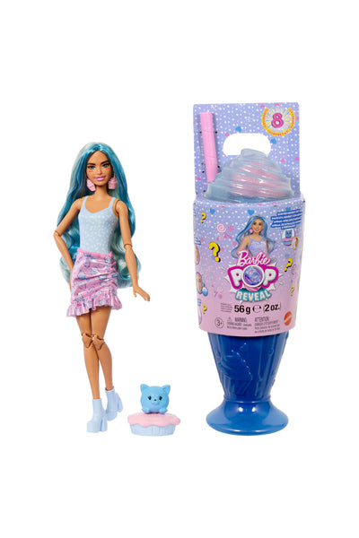 ® Pop Reveal™ Bebek, Pop Reveal Atıştırmalık Serisi, Kapkek Düşkünü Havalı Bebek JFY61