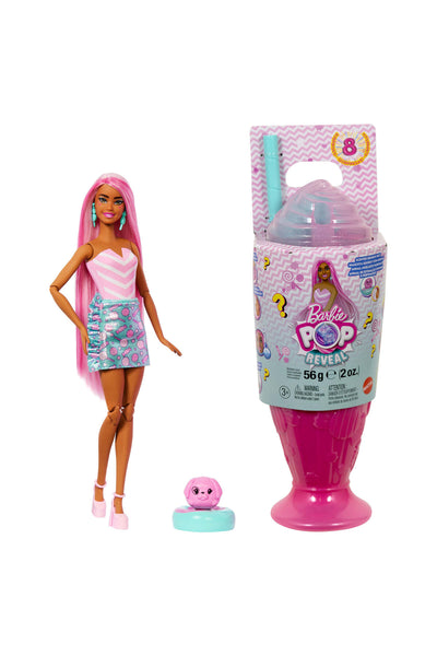 ® Pop Reveal™ Bebek Serisi ve aksesuar seti, Şeker Kız ve evcil hayvanı JFY62