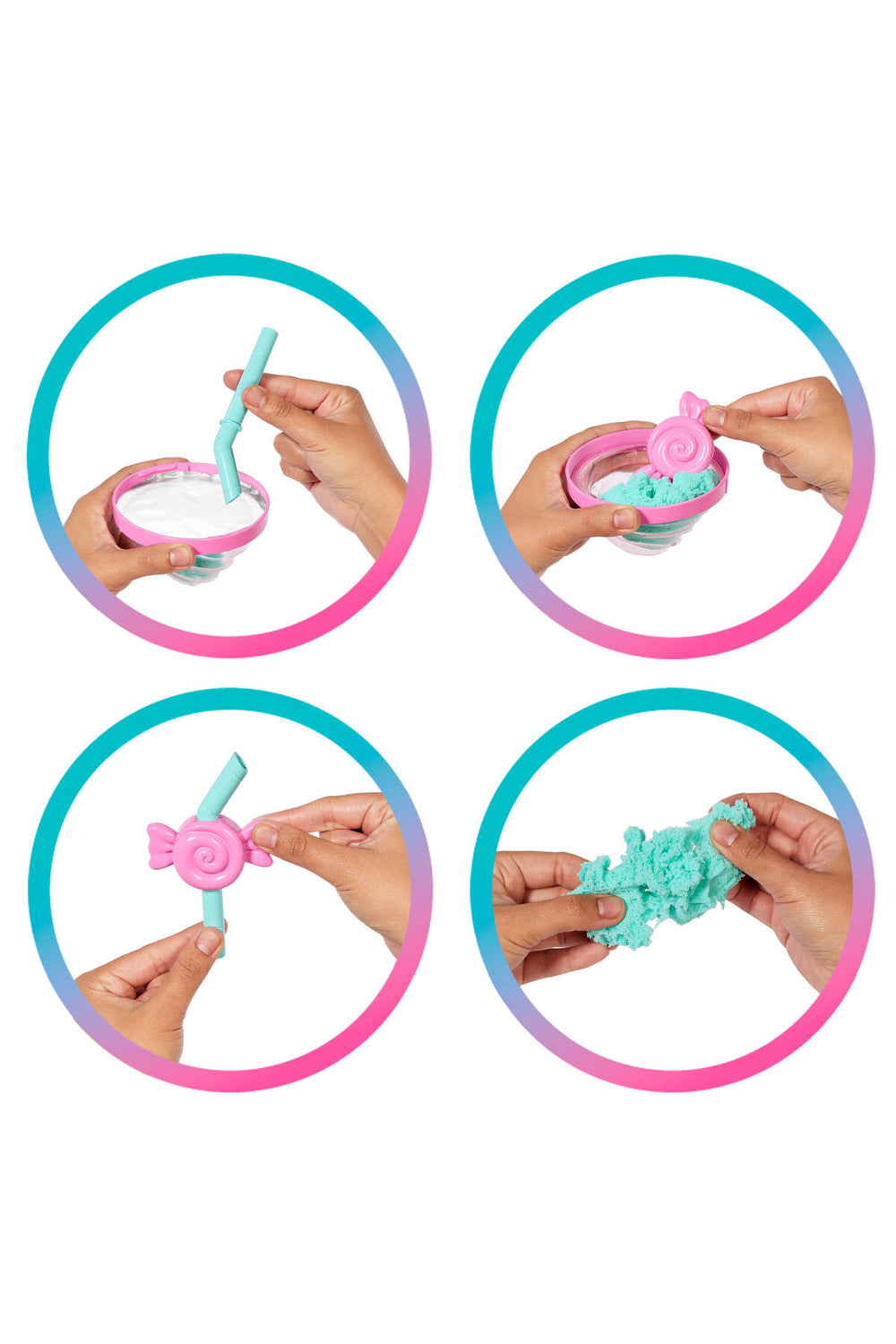 ® Pop Reveal™ Bebek Serisi ve aksesuar seti, Şeker Kız ve evcil hayvanı JFY62