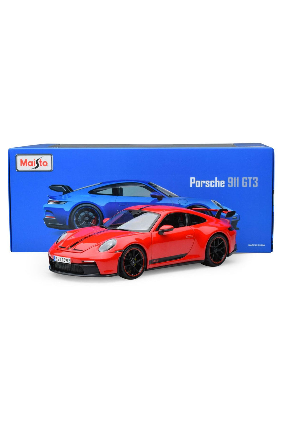 Porsche 911 Gt3 Model Araba 1/18 - Kırmızı