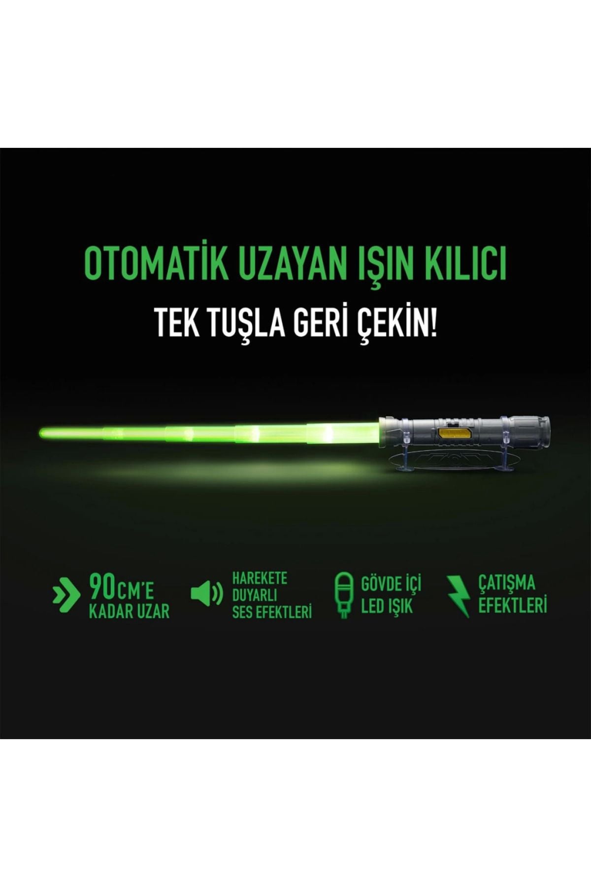 Power Saber Işın Kılıcı Yeşil