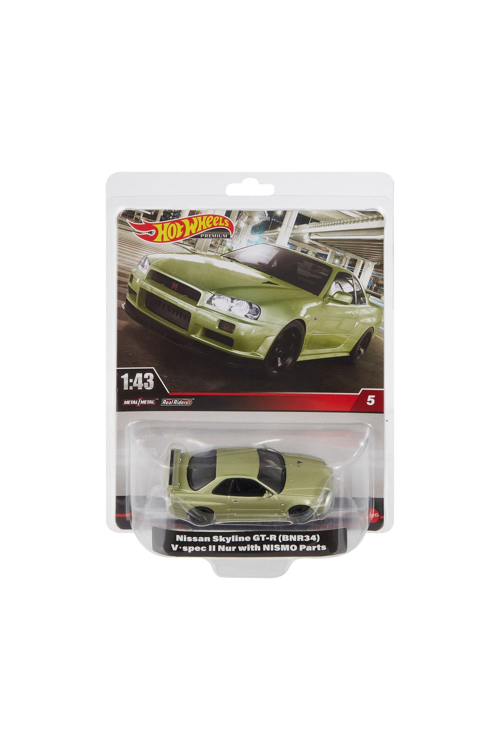 PREMIUM 1:43 Ölçek Nissan Skyline GT-R (BNR34) V Spec with NISMO Parts