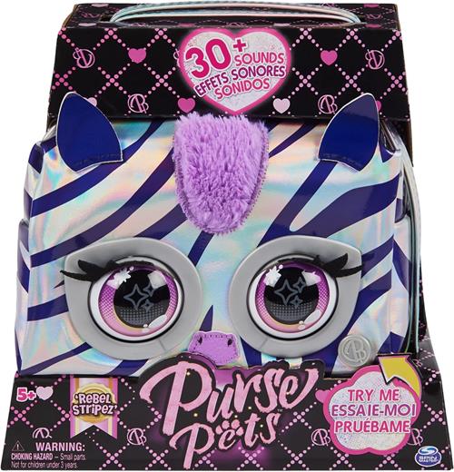 Purse Pets Fransız Bulldog Etkileşimli Göz Parlayan Hayvan Figürlü Çanta Pembe 6065582
