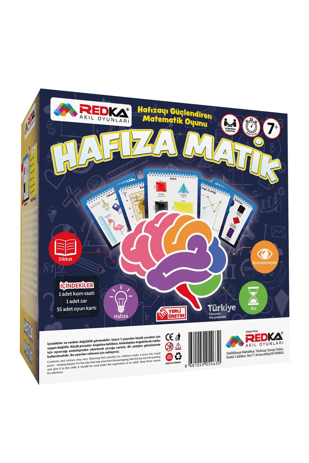 Redka Hafıza Matik Akıl Zeka Ve Strateji Oyunu, Matematik Geliştirme Oyunu, Kutu Oyunu