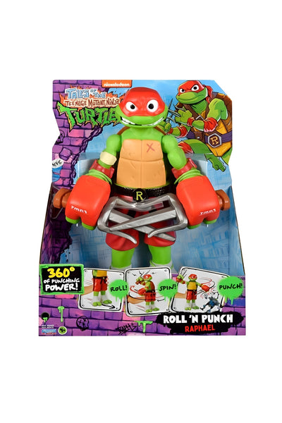 Teenage Mutant Ninja Turtles Roll N Punch Raphael Figürü 30 cm