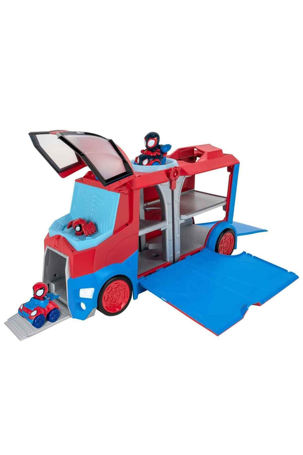Sesli ve Işıklı Spidey Kamyon Mini Arabalar Oyun Seti 33 cm PDY22000