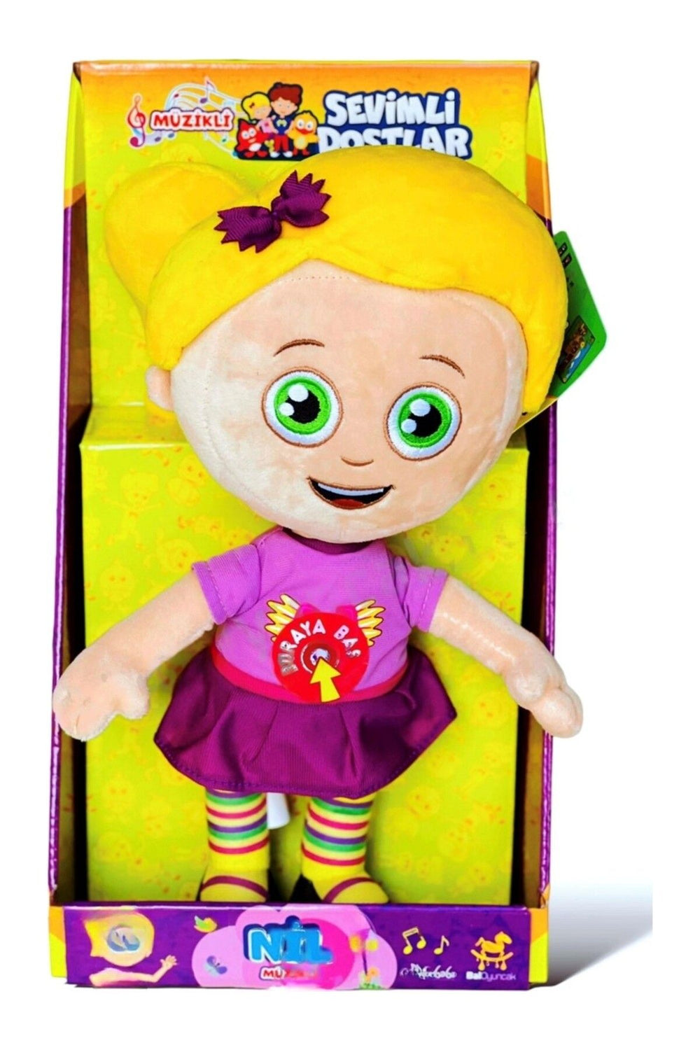 Sevimli Dostlar Peluş Nil Müzikli Lisanslı 40 Cm