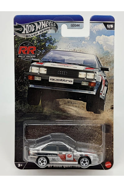 Silver Series Rally Racers ’87 Audi Quattro Diecast Model Araba