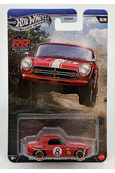 Silver Series Rally Racers Honda S800 Racing Course Diecast Araba