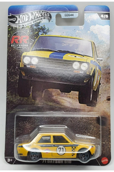 Silver Series RR Rally Racers ’71 Datsun 510 Diecast Model Araba