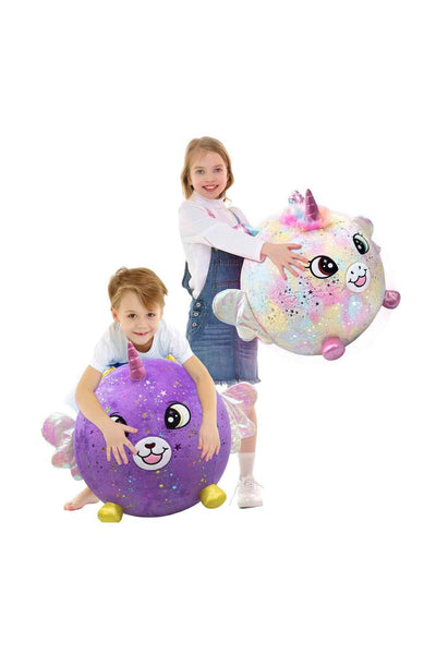 Şişme Peluş Unicorn XXL Shiny Corns S2