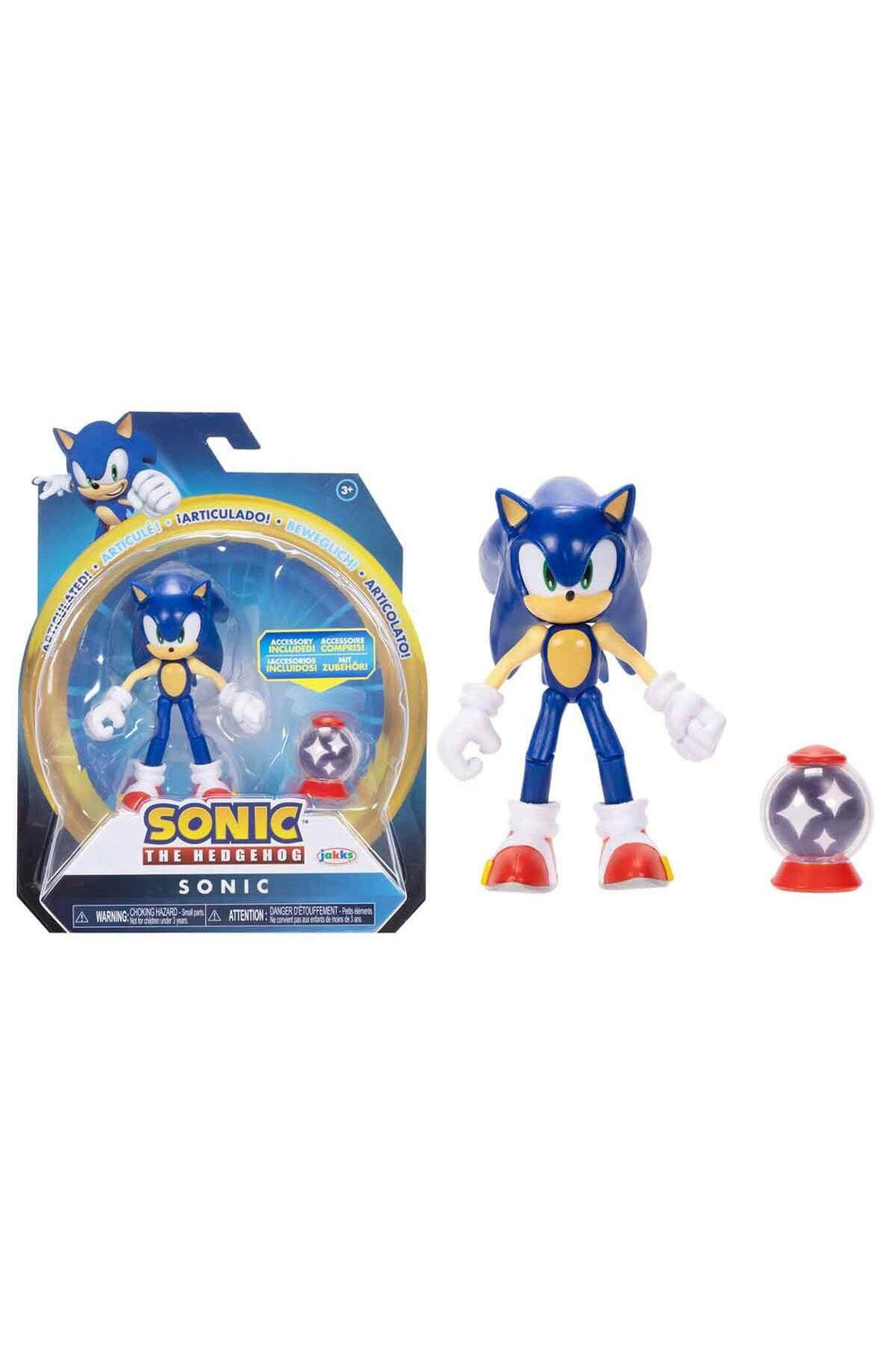 Sonic The Hedgehog - Sonic Aksesuarlı 10 cm Aksiyon Figürü