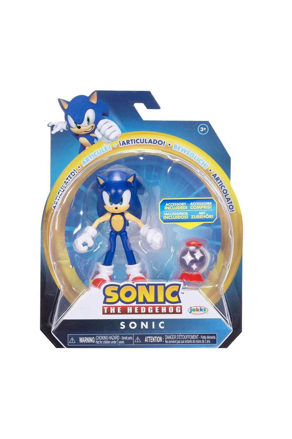 Sonic The Hedgehog - Sonic Aksesuarlı 10 cm Aksiyon Figürü