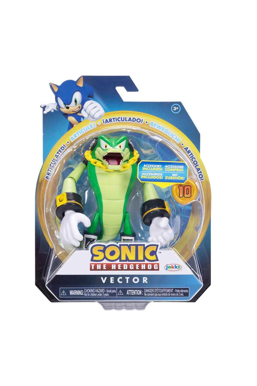 Sonic The Hedgehog Vector Figür 10 cm Eklemleri Hareketli Aksiyon Oyuncağı