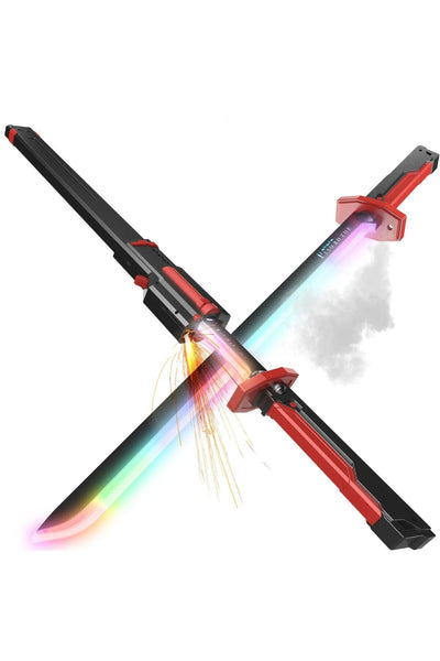 Spark Knife Kıvılcım Duman Çıkaran Metal Çarpışma Sesli Işıklı 80 Cm Işın Kılıcı